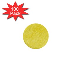 Yellow Pattern 1  Mini Buttons (100 Pack)  by Valentinaart