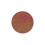 Brown pattern Golf Ball Marker (10 pack) Front
