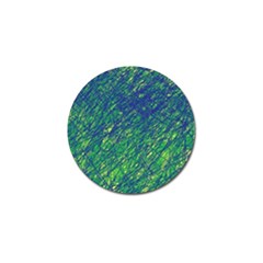 Green Pattern Golf Ball Marker by Valentinaart