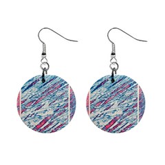 Colorful Pattern Mini Button Earrings