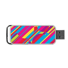 Colorful Summer Pattern Portable Usb Flash (two Sides) by Valentinaart