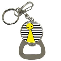 Yellow Pawn Bottle Opener Key Chains by Valentinaart