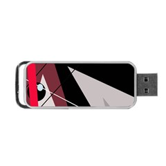 Artistic Abstraction Portable Usb Flash (one Side) by Valentinaart