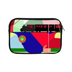 Abstract Train Apple Ipad Mini Zipper Cases by Valentinaart