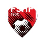Crest Of The Albanian National Football Team Heart Magnet Front