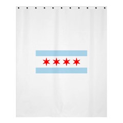 Flag Of Chicago Shower Curtain 60  X 72  (medium)  by abbeyz71