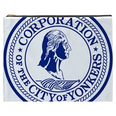 Seal Of Yonkers, New York  Cosmetic Bag (xxxl)  by abbeyz71