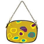 Yellow abstraction Chain Purses (One Side)  Front