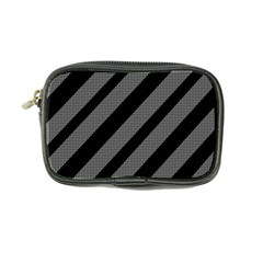 Black And Gray Lines Coin Purse by Valentinaart