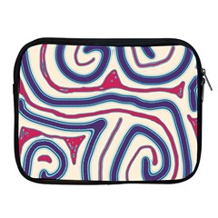 Blue And Red Lines Apple Ipad 2/3/4 Zipper Cases by Valentinaart