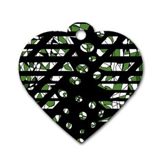 Freedom Dog Tag Heart (two Sides) by Valentinaart