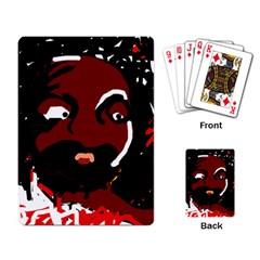 Abstract Face  Playing Card
