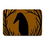 Halloween raven - brown Plate Mats