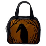 Halloween raven - brown Classic Handbags (One Side)
