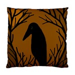 Halloween raven - brown Standard Cushion Case (Two Sides)