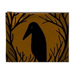 Halloween raven - brown Cosmetic Bag (XL)