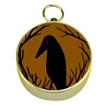 Halloween raven - brown Gold Compasses
