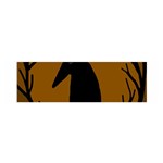Halloween raven - brown Satin Scarf (Oblong)