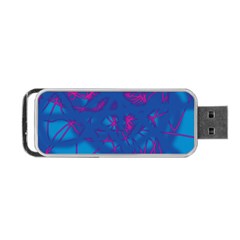 Deep Blue Portable Usb Flash (one Side) by Valentinaart