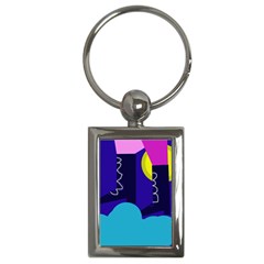 Walking On The Clouds  Key Chains (rectangle)  by Valentinaart