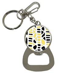 Yellow Decor Bottle Opener Key Chains by Valentinaart