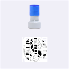 Red, Yellow And Blue Decor Rubber Round Stamps (small) by Valentinaart
