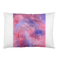 Galaxy Cotton Candy Pink And Blue Watercolor  Pillow Case (two Sides) by CraftyLittleNodes