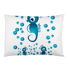 Seahorsesb Pillow Case by vanessagf