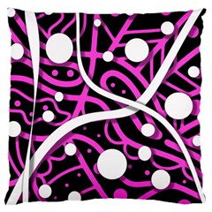 Purple Harmony Standard Flano Cushion Case (one Side) by Valentinaart