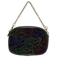 Colorful Pattern Chain Purses (two Sides)  by Valentinaart