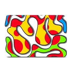 Colorful Graffiti Plate Mats by Valentinaart