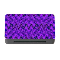 Purple Wavey Squiggles Memory Card Reader With Cf by BrightVibesDesign