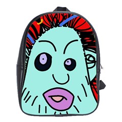 Caveman School Bags (xl)  by Valentinaart