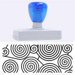 Blue Hypnoses Rubber Address Stamps (xl) by Valentinaart