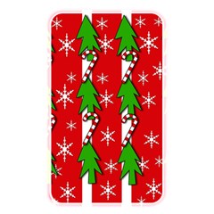 Christmas Tree Pattern - Red Memory Card Reader by Valentinaart