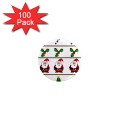 Christmas Pattern 1  Mini Magnets (100 Pack)  by Valentinaart