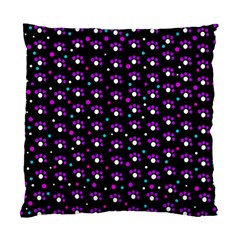 Purple Dots Pattern Standard Cushion Case (one Side) by Valentinaart