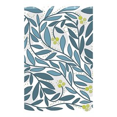 Blue Floral Design Shower Curtain 48  X 72  (small)  by Valentinaart