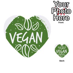 Vegan Label3 Scuro Multi-purpose Cards (heart) 