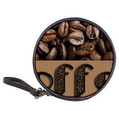 Funny Coffee Beans Brown Typography Classic 20-cd Wallets by yoursparklingshop