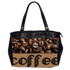 Funny Coffee Beans Brown Typography Office Handbags (2 Sides)  by yoursparklingshop
