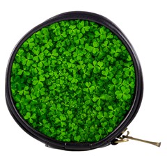 Shamrock Clovers Green Irish St  Patrick Ireland Good Luck Symbol 8000 Sv Mini Makeup Bags by yoursparklingshop