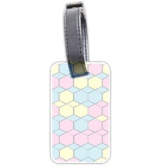Colorful Honeycomb - Diamond Pattern Luggage Tags (two Sides) by picsaspassion