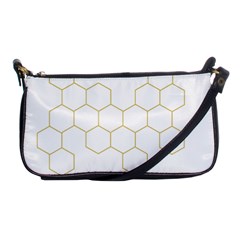 Honeycomb Pattern Graphic Design Shoulder Clutch Bag by picsaspassion