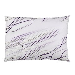 Lilac Stripes Pillow Case by picsaspassion