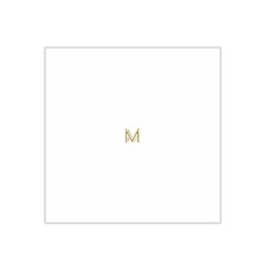 M Monogram Initial Letter M Golden Chic Stylish Typography Gold Satin Bandana Scarf by yoursparklingshop