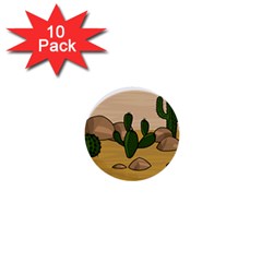 Desert 2 1  Mini Buttons (10 Pack)  by Valentinaart