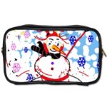 Snowman Toiletries Bags 2-Side Front