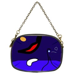 Night Duck Chain Purses (two Sides)  by Valentinaart
