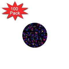 Purple Galaxy 1  Mini Buttons (100 Pack)  by Valentinaart